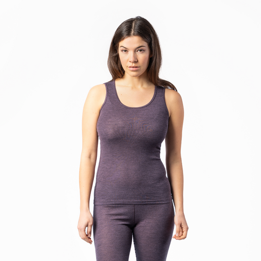 Wool & Organic Cotton Vest: Womens