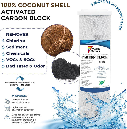 10" 5 Micron Superior Filter CT100 CTO