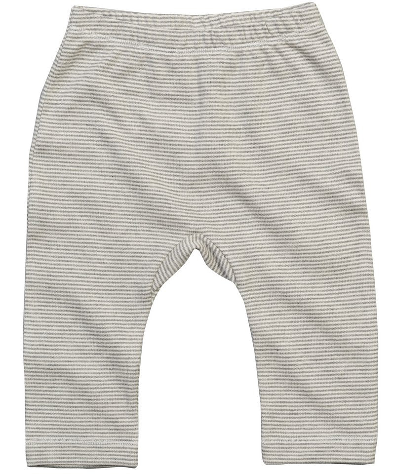 Organic Baby Stripy Jersey Leggings