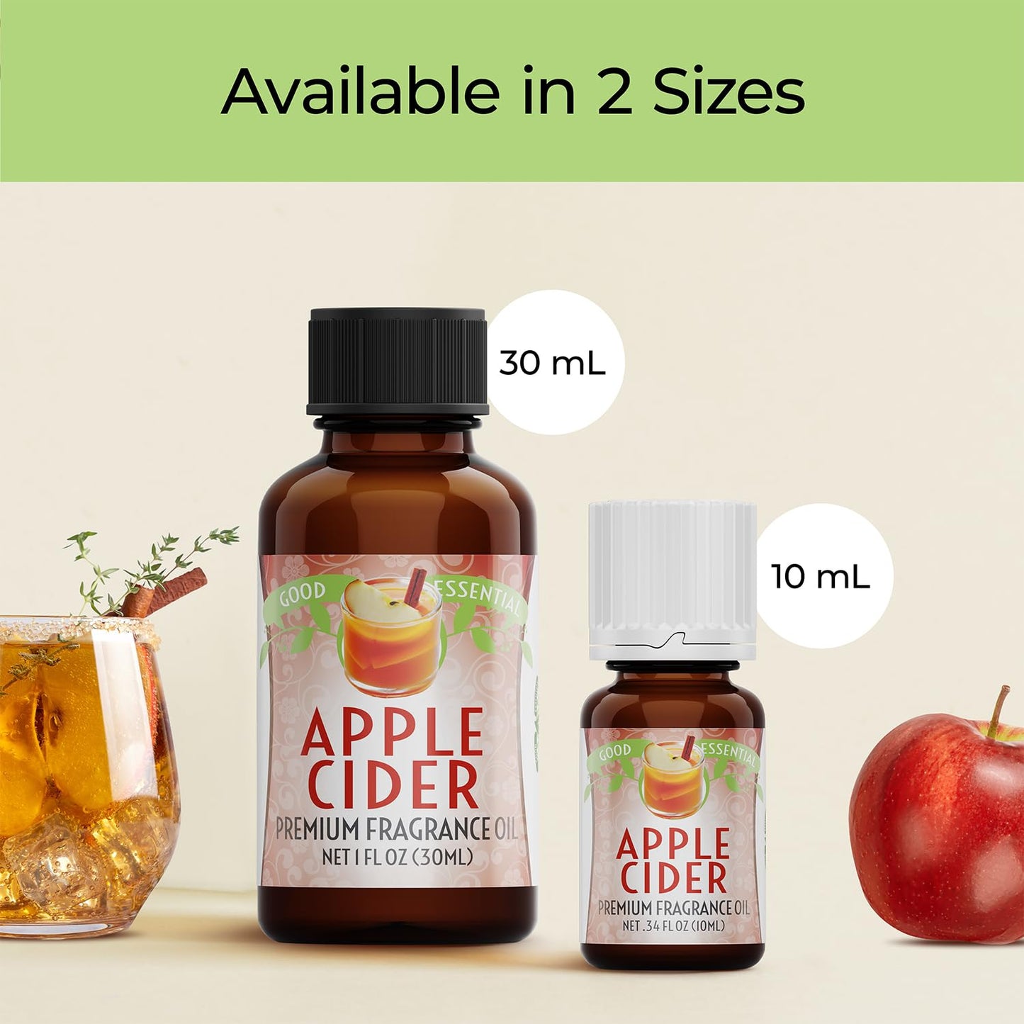 Good Essential Apple Cider Fragrance Oil 10ml | Autumn Home Aroma