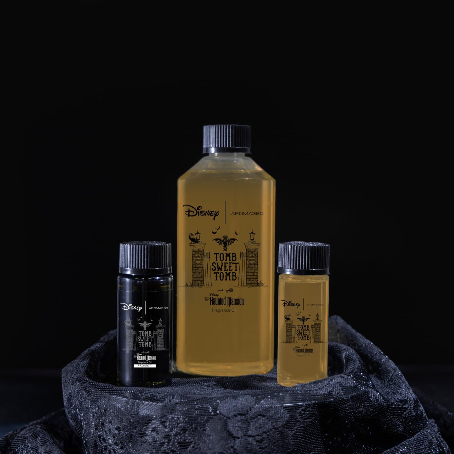 Aroma360 Disney Tomb Sweet Tomb Diffuser Oil – Haunted Mansion Inspired, Cinnamon, Tonka & Bergamot, 16.9 fl oz
