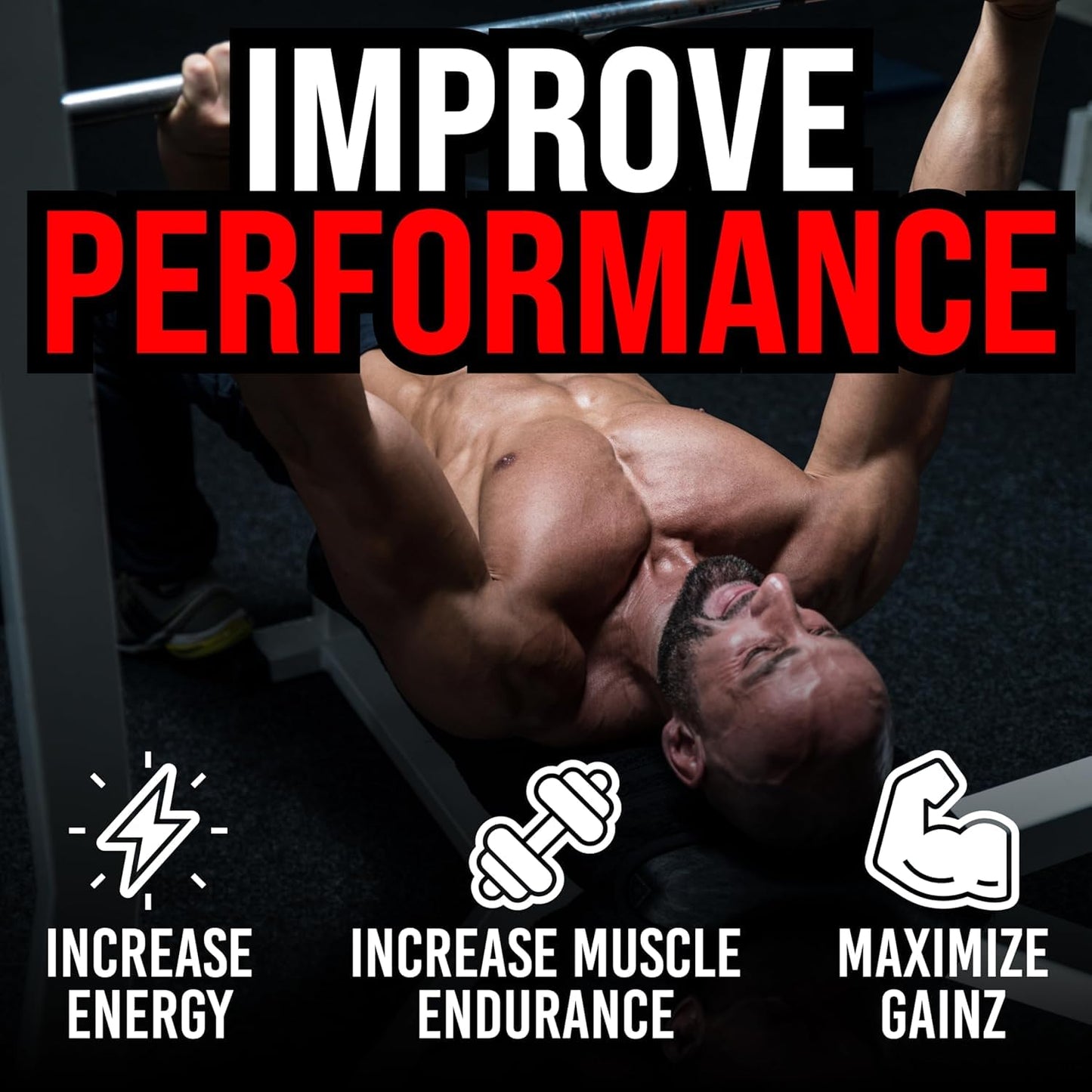Bucked Up Grape Apple Creatine Monohydrate - 5g/Serving, 50 Servings, 250g - Made in USA