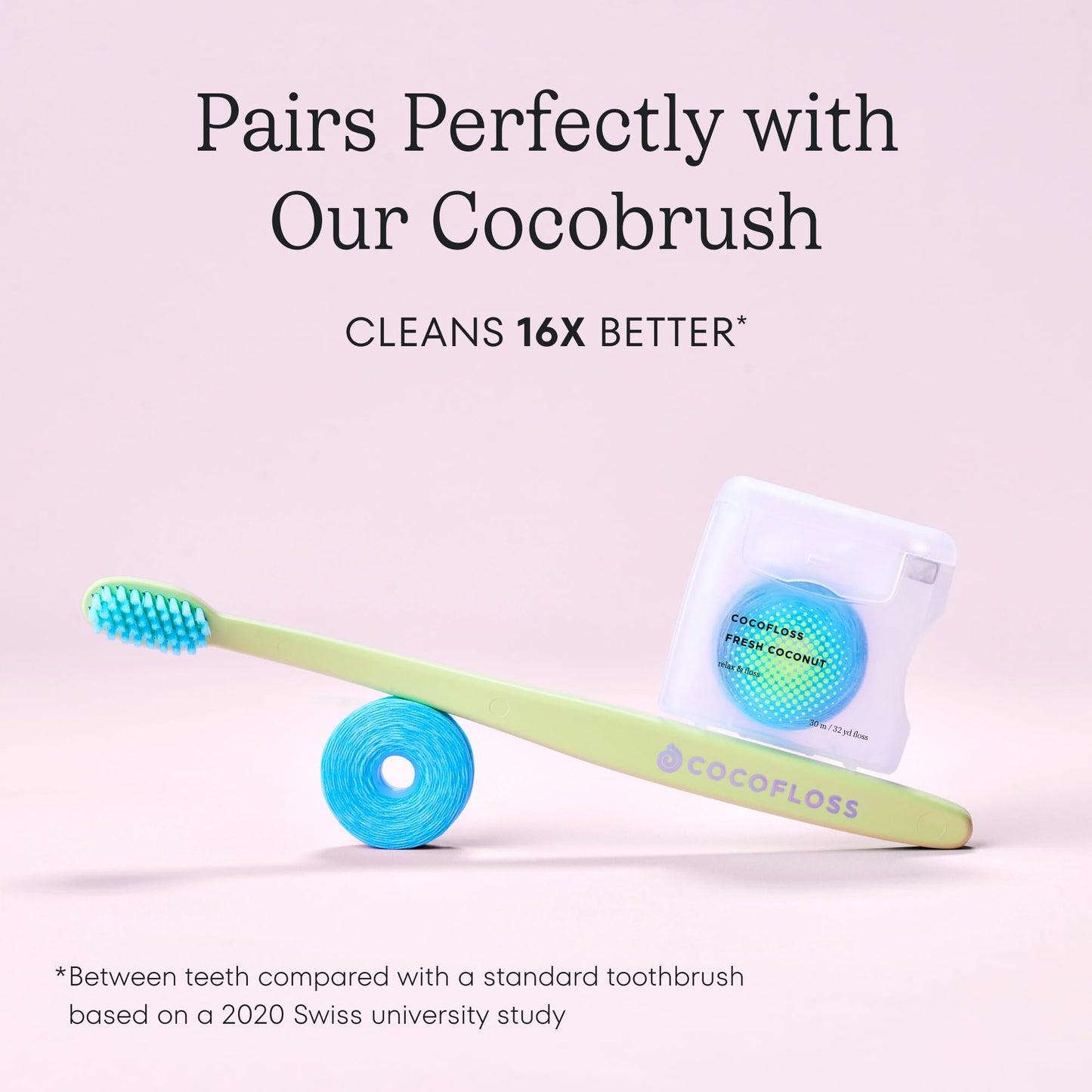 Cocofloss Woven Dental Floss – Dentist-Designed, Vegan, Kid-Friendly (4-Pack)