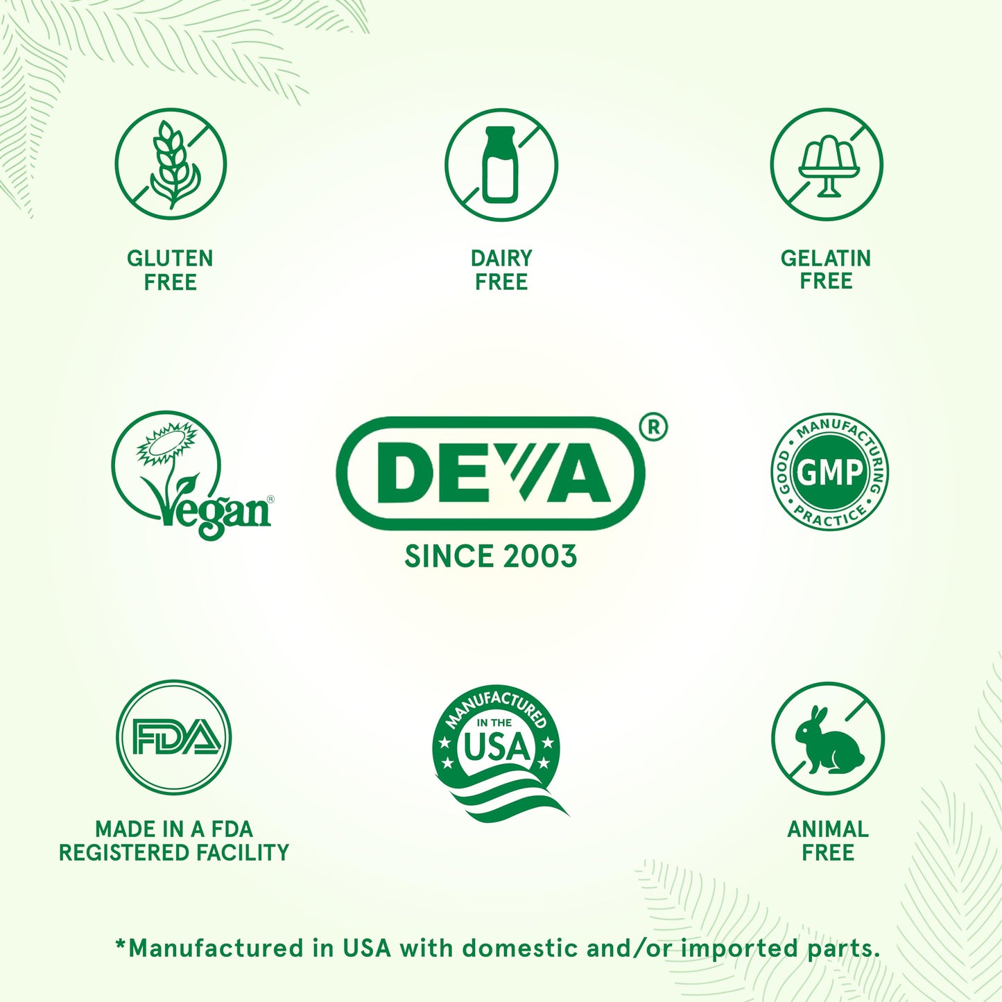 DEVA Vegan Omega-3 DHA-EPA 500MG – Algae-Derived, Non-GMO, Gelatin-Free Softgels | 60 Count