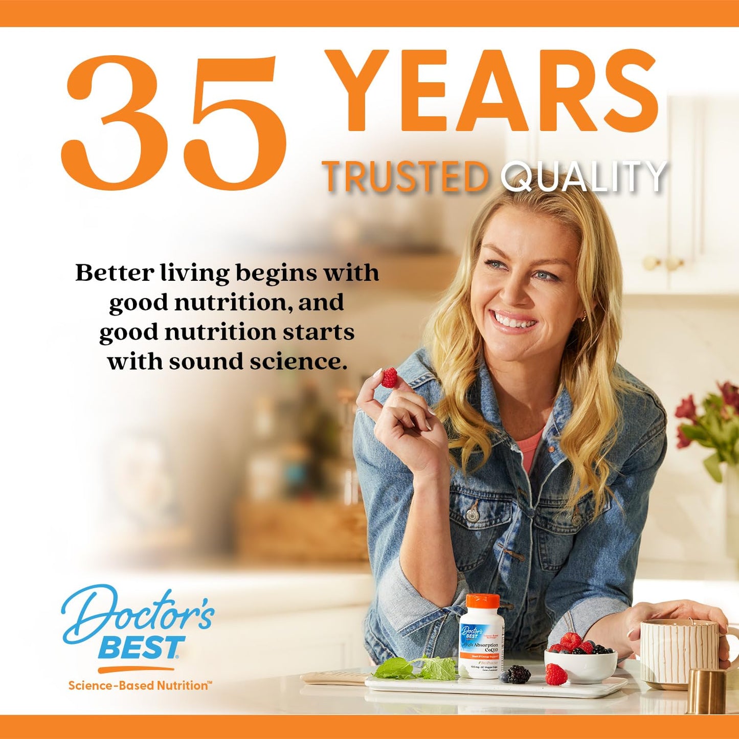 Doctor's Best Fully Active B12 1500 mcg | Methylcobalamin, Non-GMO, Vegan