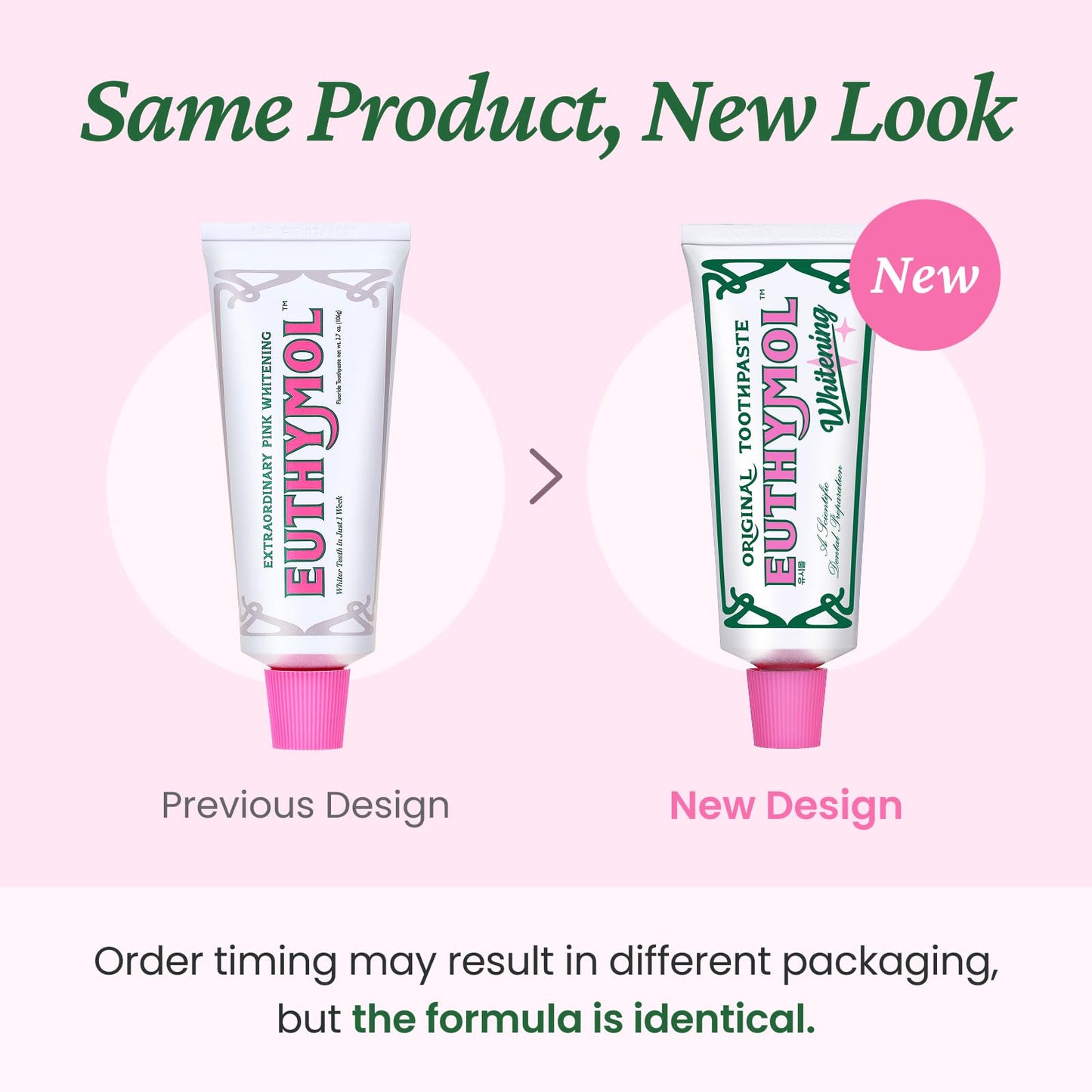 EUTHYMOL Whitening Toothpaste Pack of 5 – Stain Removal in 2 Weeks, Fresh Breath & Cavity Protection