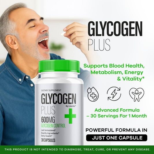 (3 Pack) Glycogen Plus – 600mg Capsules | Glycogen Support