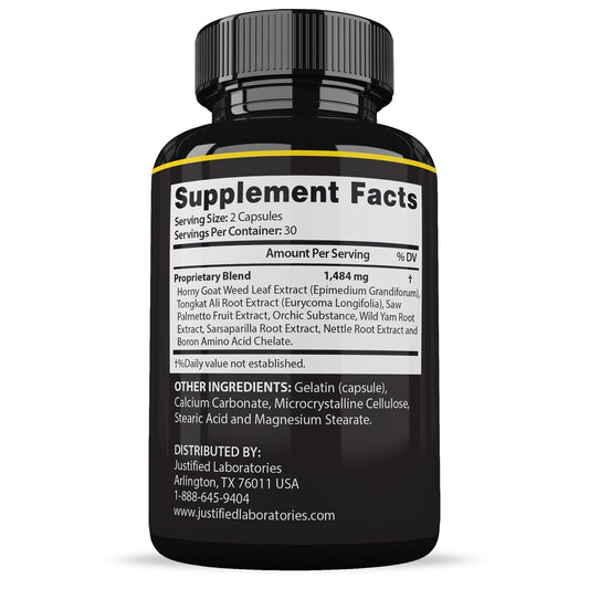 Justified Laboratories Maasalong Advanced Men's Health Formula 2 Pack – 120 Capsules