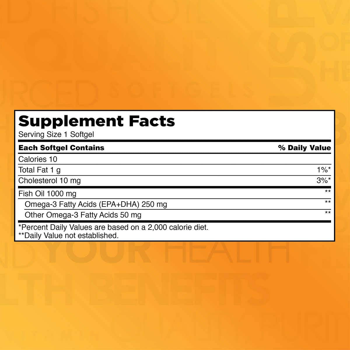 Kirkland Signature Natural Fish Oil 1000 mg | 300 mg Omega-3 | 800 Softgels Pack of 2