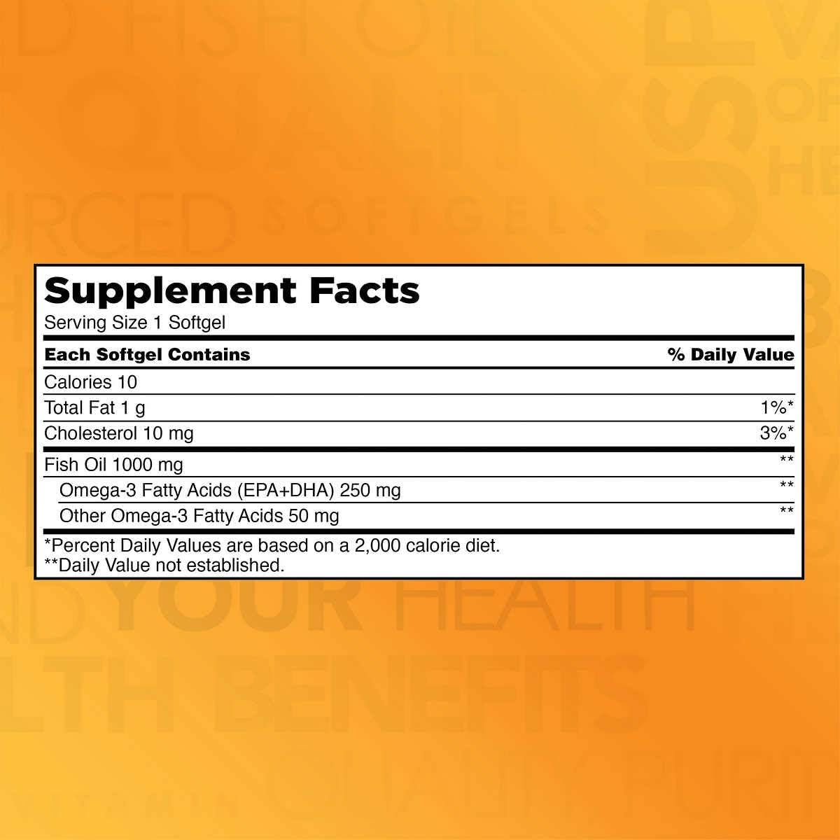 Omega-3 Fish Oil Concentrate 1000 mg – 400 Softgels | Kirkland Signature