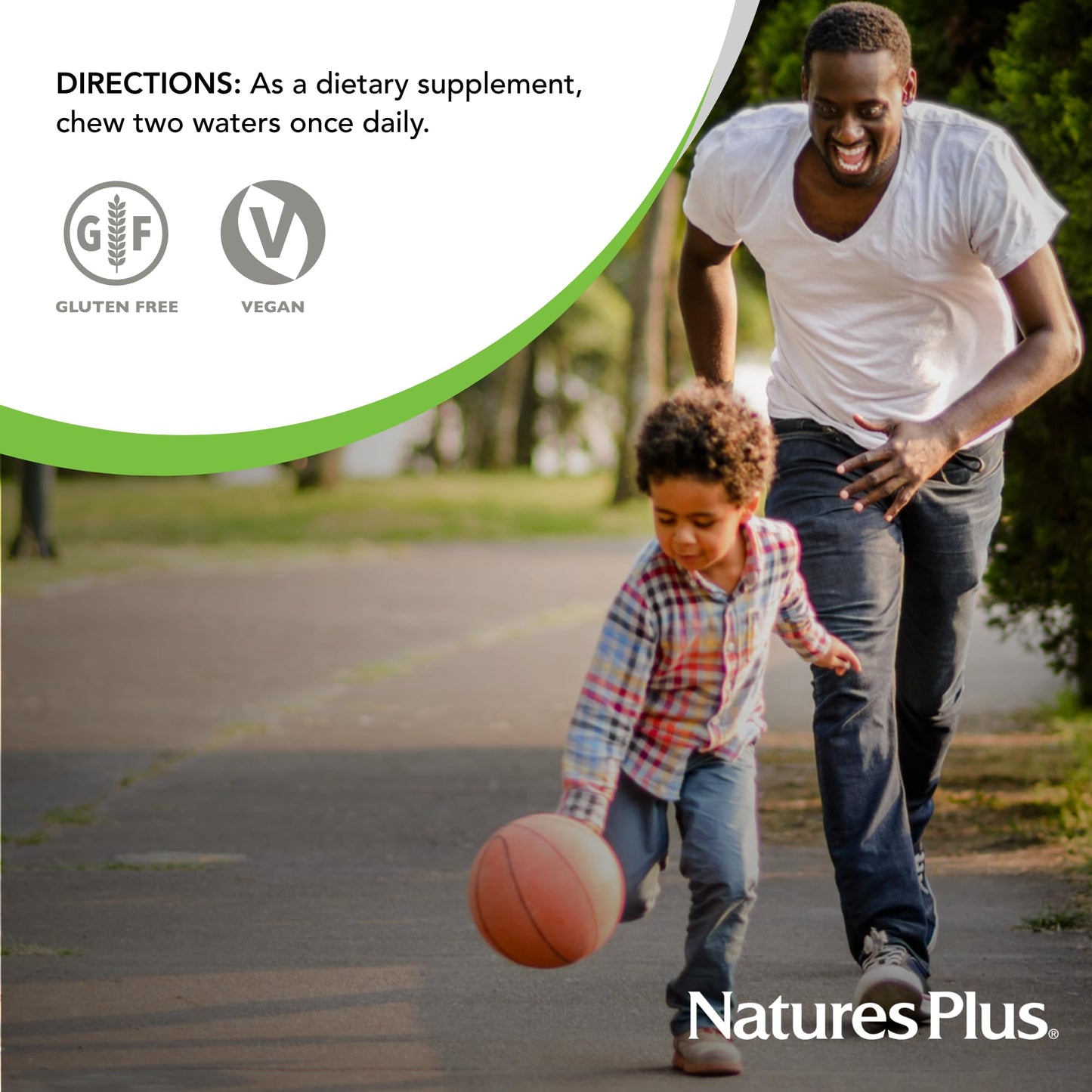 Source of Life Adult Multivitamin Chewables – Apple Cinnamon, 90 Wafers | Natures Plus