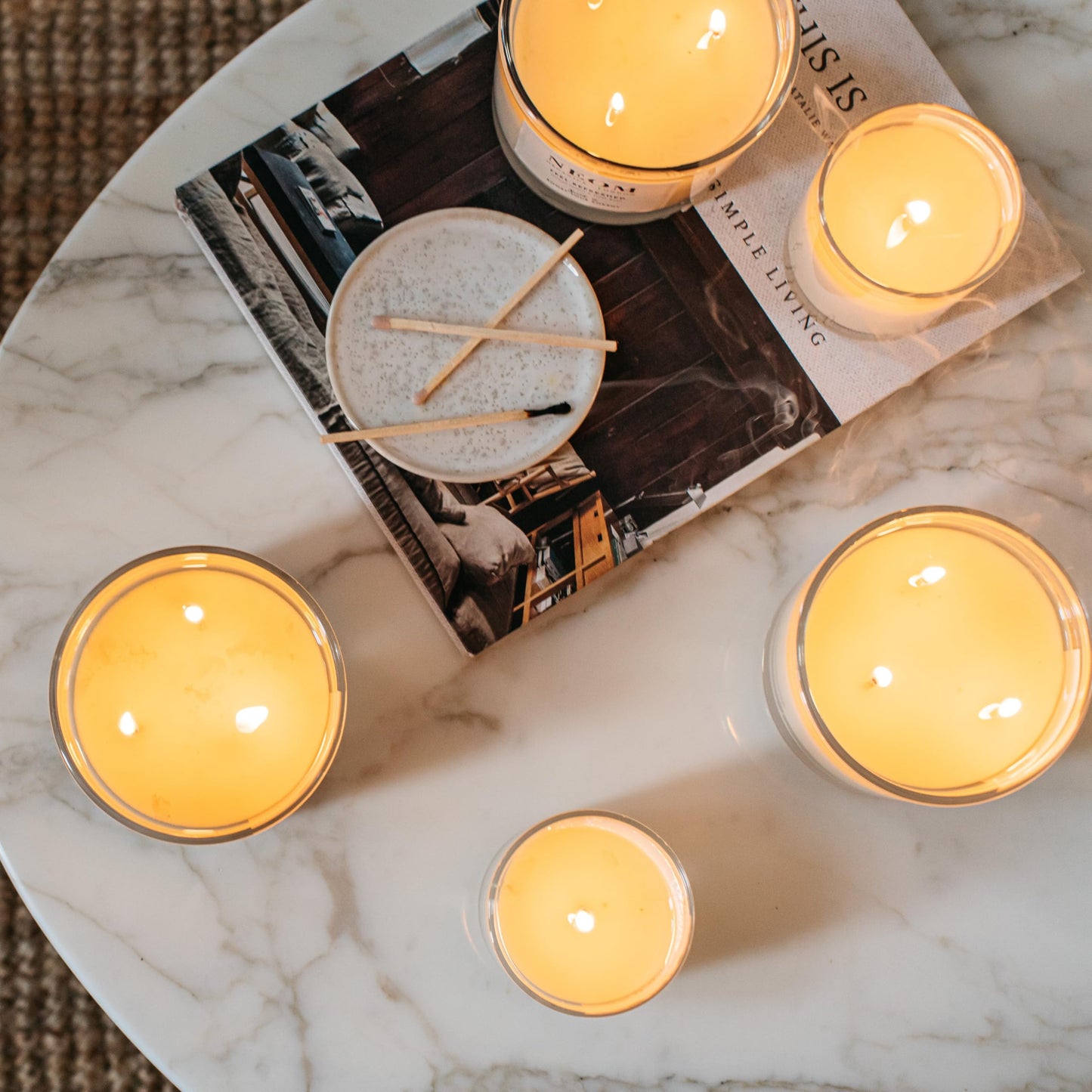 NEOM- Perfect Night's Sleep Scented Candle, Travel Size | Lavender & Jasmine | Essential Oil Aromatherapy Candle | Scent to Sleep
