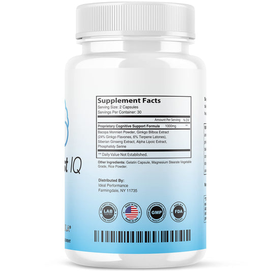 (3 Pack) Neuro Boost IQ Supplement – Brain Pills (180 Capsules) | Neuro Booster Neuroboostiq