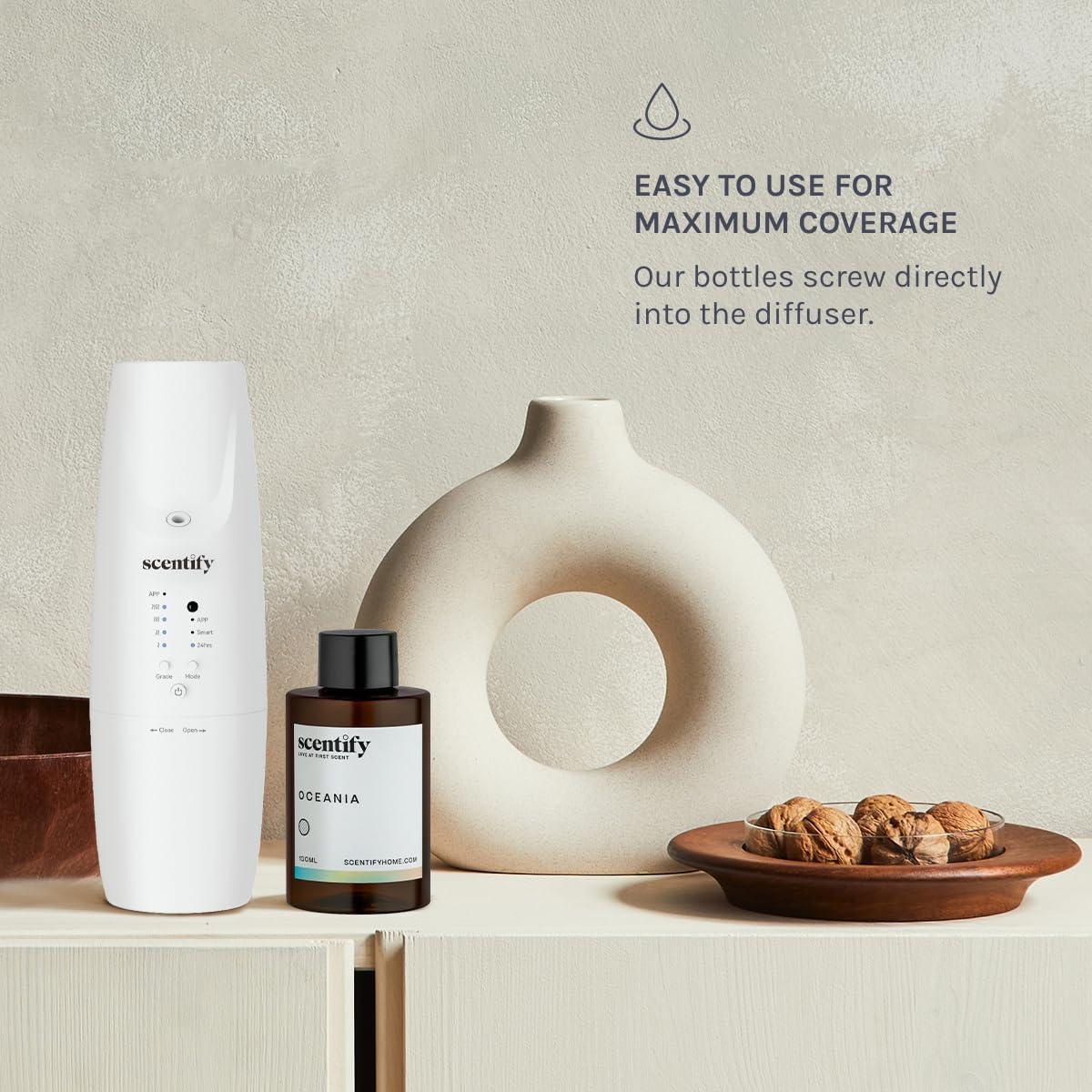 Scentify Oceania Aroma Oil Refill – Diffuser Scent, 100ml, Orange, Apple, White Tea & Lavender