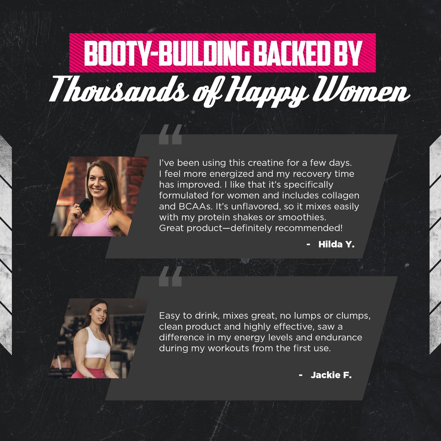 Old School Labs Creatine for Women – Post-Workout Supplement, 30 Servings