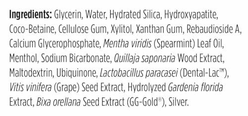 Periobiotic Silver Hydroxyapatite Toothpaste – Fluoride Free, Probiotics, Whitening (Mint, 4oz)