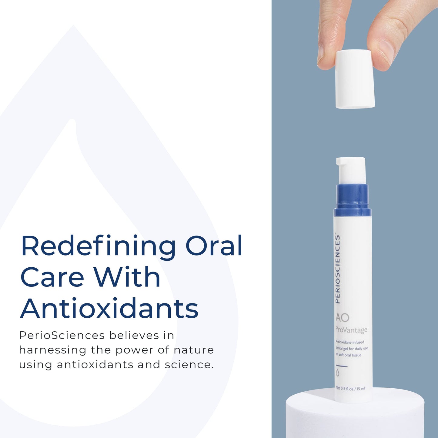 PerioSciences AO ProVantage Dental Gel with Antioxidants – Gum Health, 0.5 fl oz (15 ml)