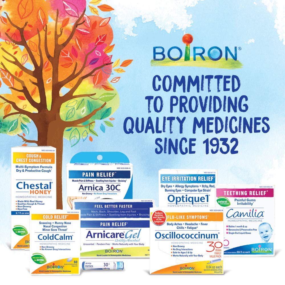 Boiron Hypericum Perforatum 200 CK – Homeopathic Nerve Pain Medicine, 80 Count