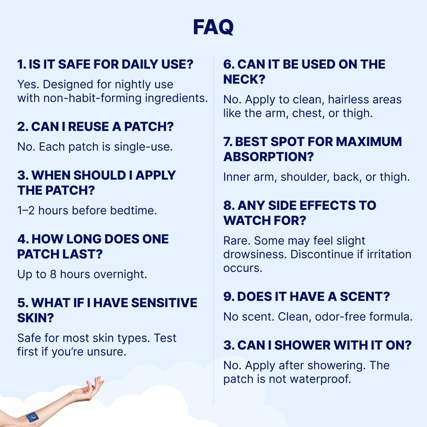 Wellamoon Sleep Patches - Extra Strength Melatonin & Valerian for Adults