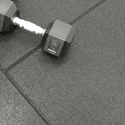 30mm Sprung PRO Gym Floor Tile - Rubber Heavy Duty Gym Flooring