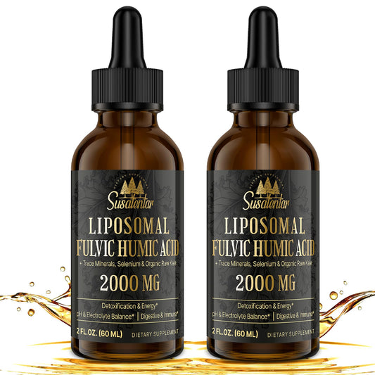 2000 mg Liposomal Fulvic & Humic Acid Complex | Electrolytes, Kale (4 oz)