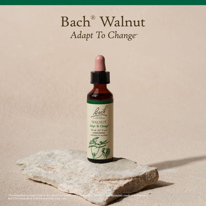 Bach Walnut Flower Remedy - Adapt to Change | 20mL Dropper | Vegan, Gluten Free