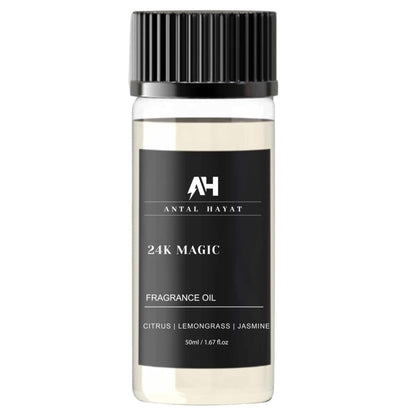 24K Magic Diffuser Oil 50ml – Citrus, Lemongrass & Jasmine | Antal Hayat