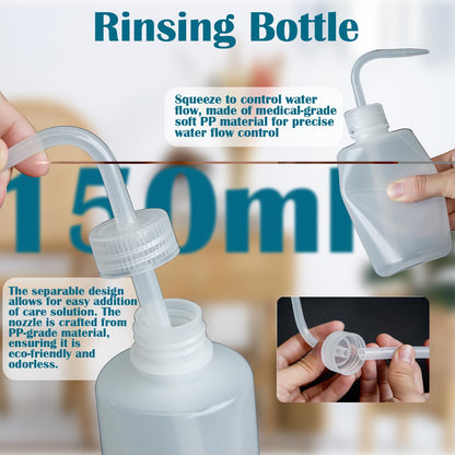 2in1 Hard Contact Lens Cleaning Tray Kit – RGP Lens Care, Storage & Cleaning Solution 150ml