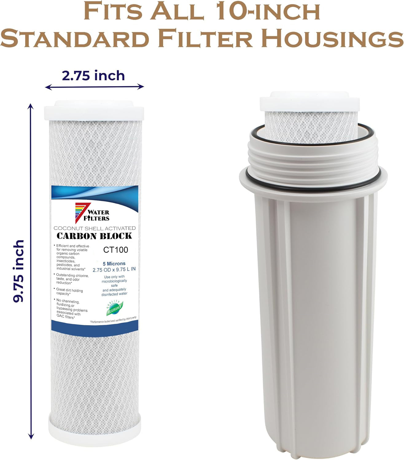 10" 5 Micron Superior Filter CT100 CTO