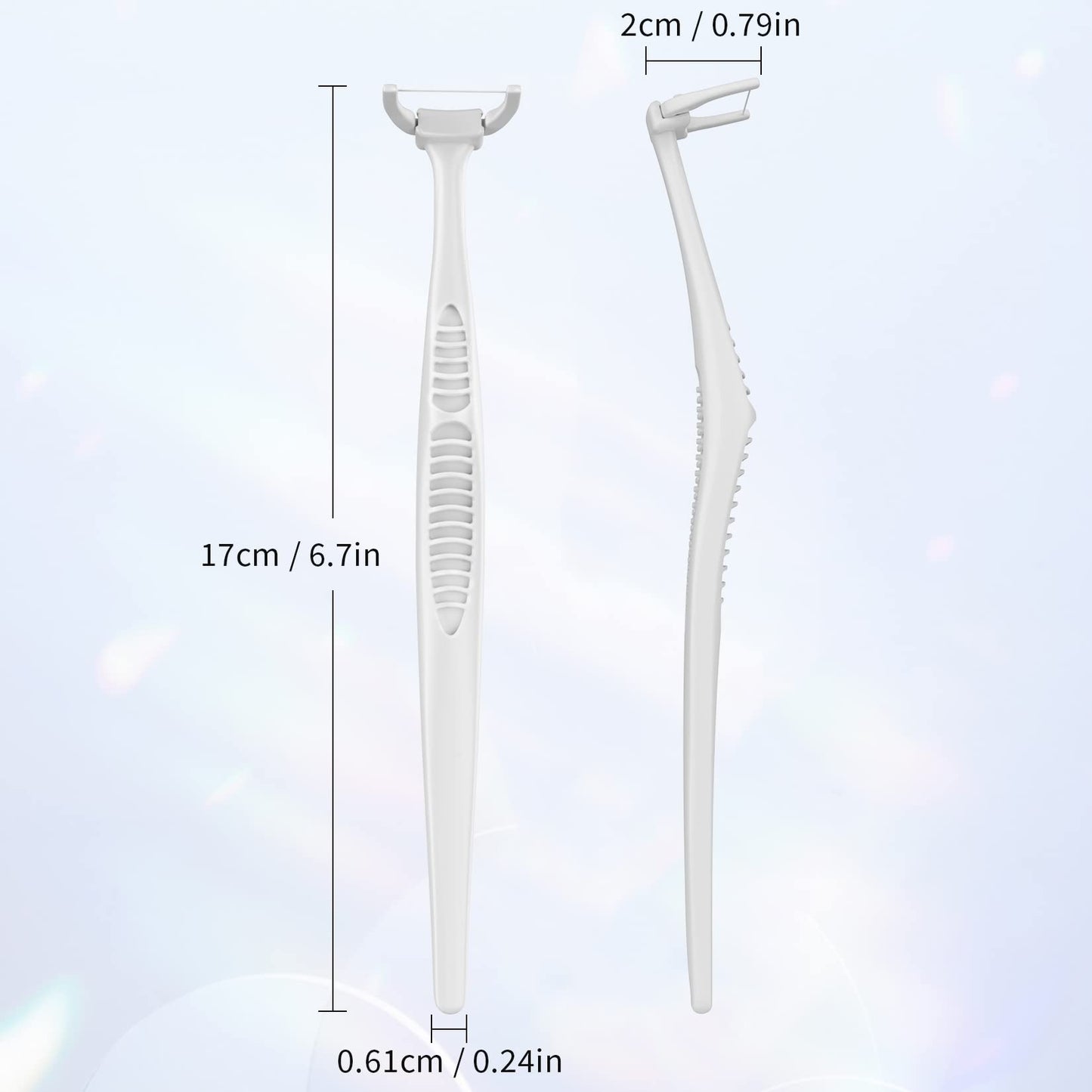 Dental Floss Picks Kit – 3 Handles & 360 Refills | Extra Strength