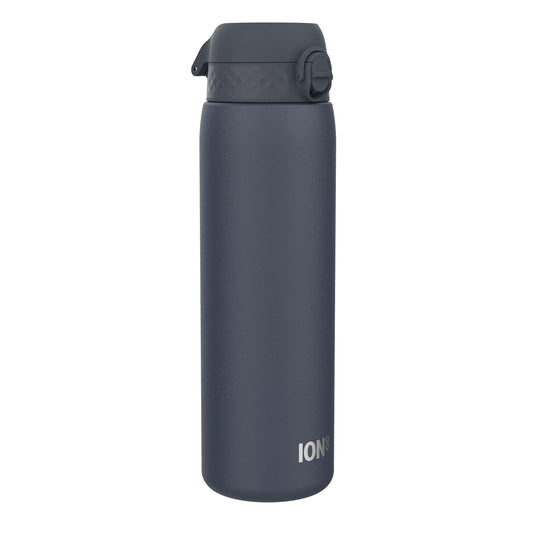 Leak Proof 1 Litre Water Bottle, Stainless Steel, Ash Navy, 1L