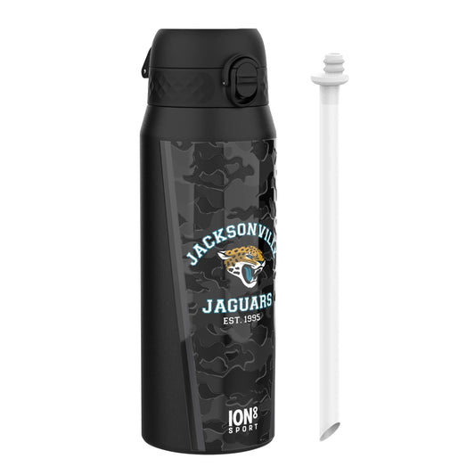 NFL x ION8 Insulated Steel Water Bottle, NFL Jaguars, 750ml (24oz)