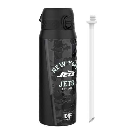 NFL x ION8 Insulated Steel Water Bottle, NFL Jets, 750ml (24oz)