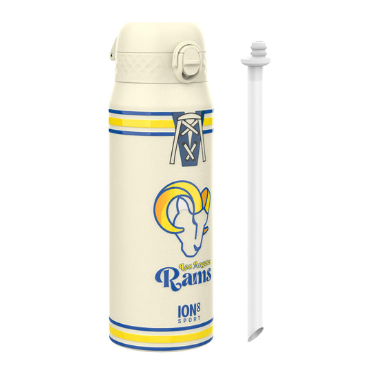 NFL x ION8 Insulated Steel Water Bottle, NFL Rams, 750ml (24oz)