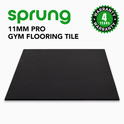 11mm Sprung PRO - Heavy Duty Gym Rubber Mats