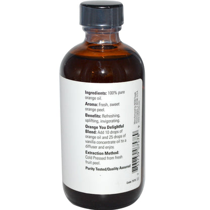 NOW FOODS Orange Essential Oil, 4 FZ