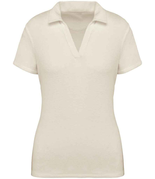 Organic Towel-feel Polo Shirt: Womens