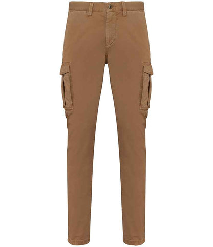 Organic Washed Cargo Trousers: Mens