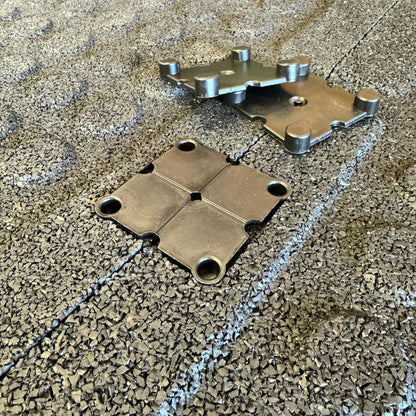 20mm Sprung PRO Interlocking Gym Tiles - Connection Inserts Included