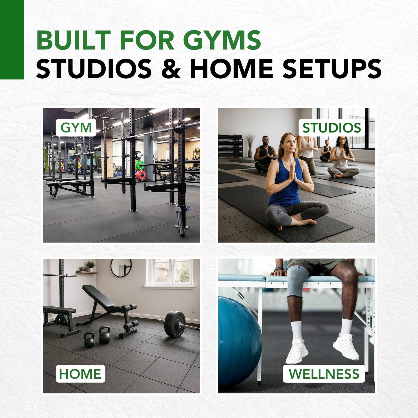 20mm Rubber PRO Gym Flooring | Heavy-Duty, Smooth Top Surface  – UK’s Highest Rated