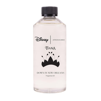 Aroma360 | Disney Down in New Orleans Fragrance Oil Blend | The Princess and The Frog | Princess Tiana | Aromatherapy Scent Diffuser Oil | Coconut Bergamot Valencia Orange 16.9 fl oz 500mL