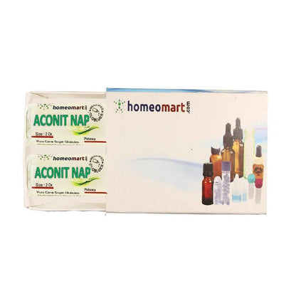 Aconite Napellus Homeopathy Pellets 30C Potency - Pack of 2 | HomeoMart