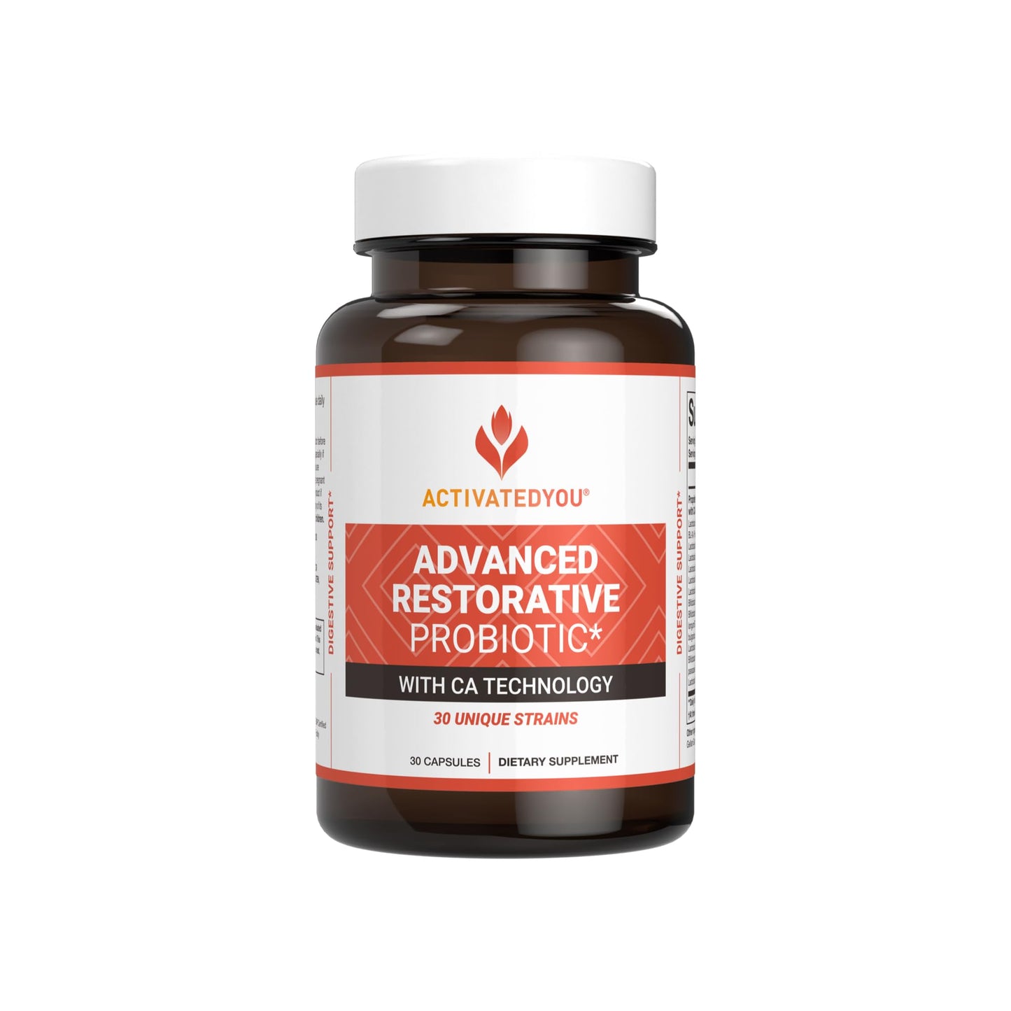 ActivatedYou Advanced Restorative Probiotic – 30 Strain Digestive & Immune Support