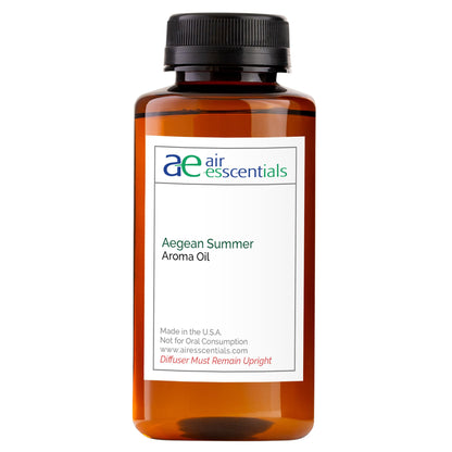 Aegean Summer Aroma Oil | Diffuser Essential Oil Blend – Green Tea & Lemongrass | 300 mL