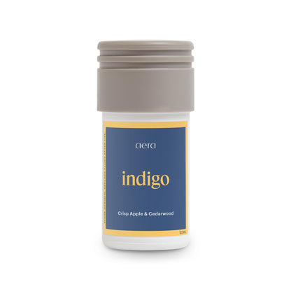 Aera Mini Indigo Essential Oil for Home | Crisp Apple & Cedarwood Fragrance | Mini Diffuser Refill