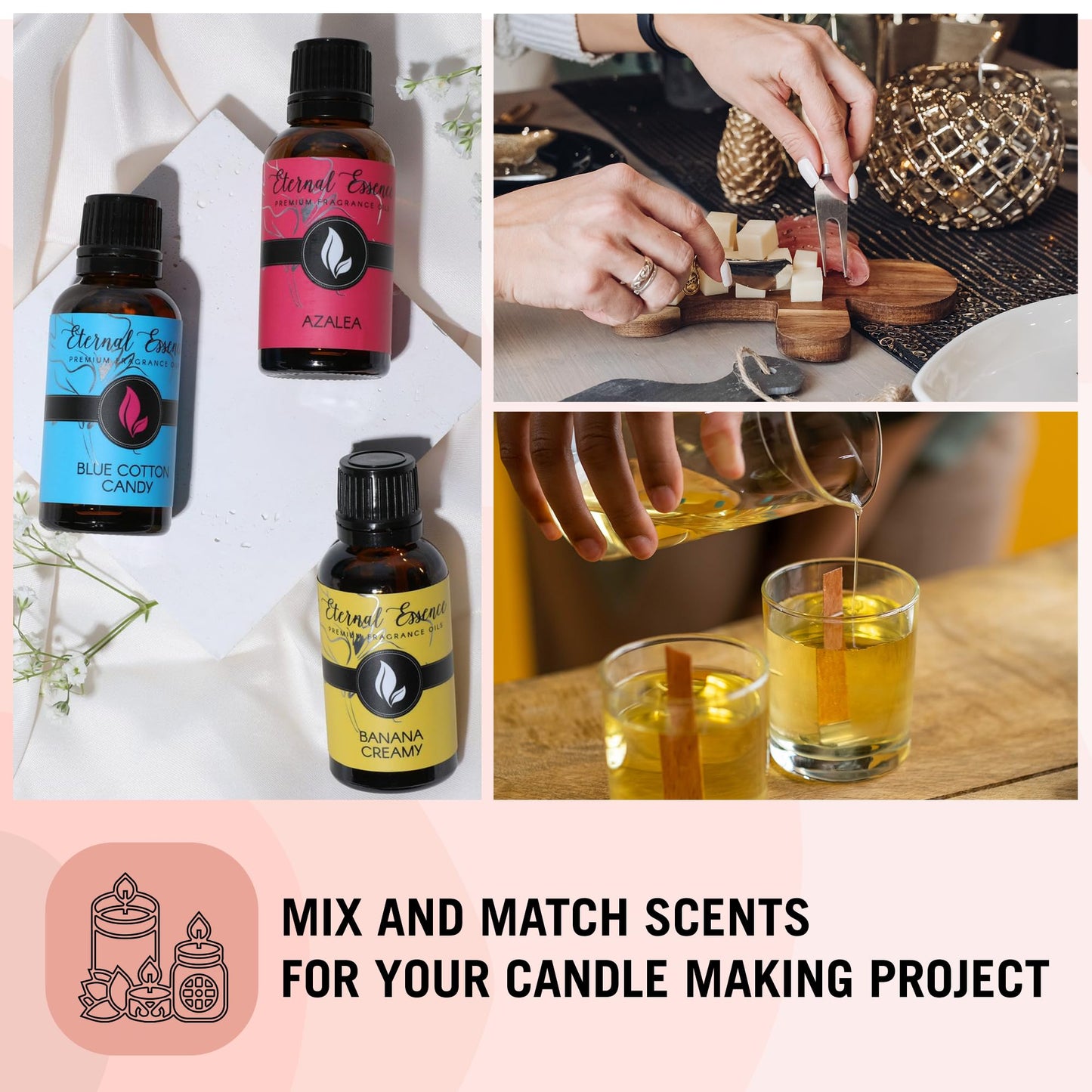 Eternal Essence Oils Afternoon Tea Set of 6 Premium Fragrance Oils - 10ml each