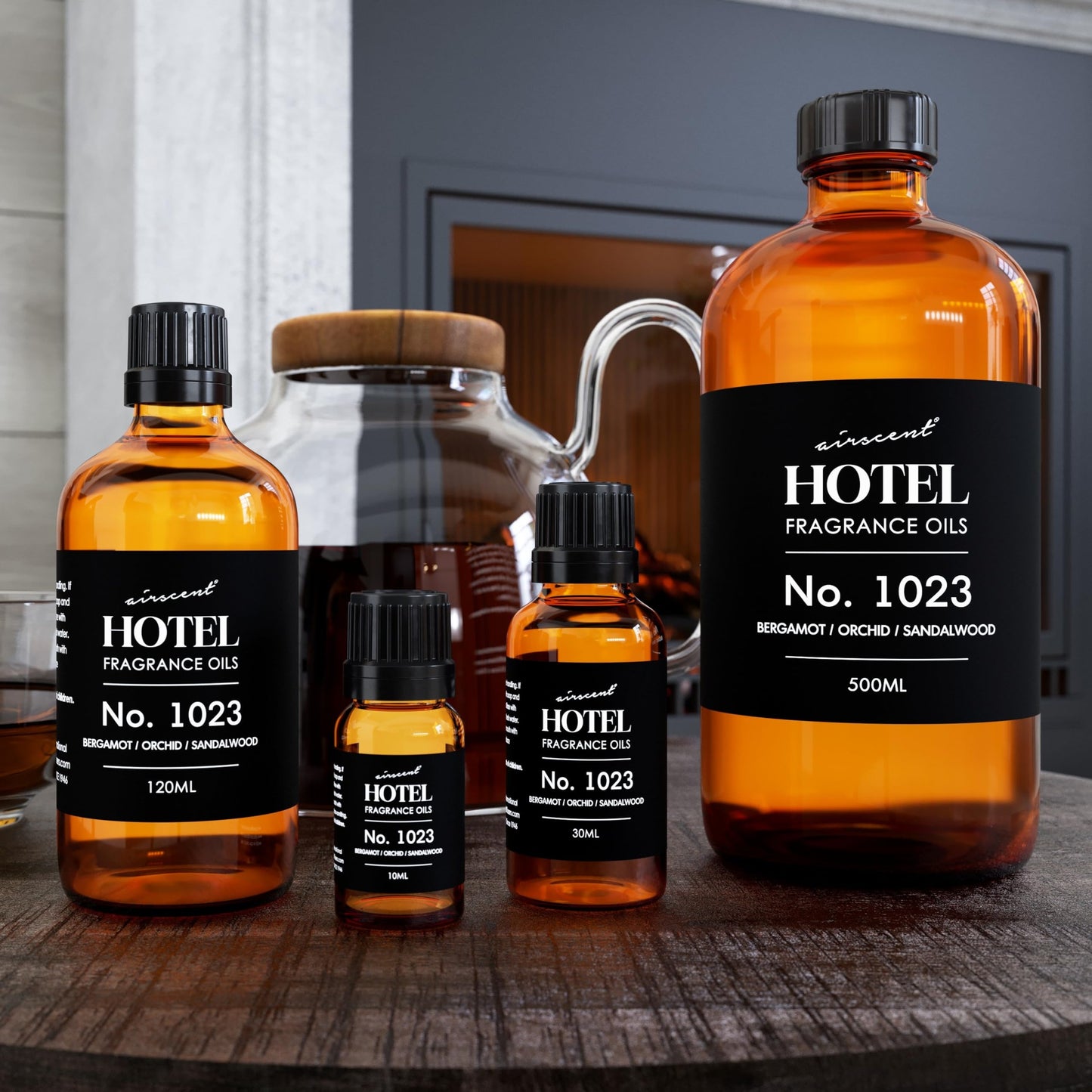 AirScent Hotel Diffuser Oil No.1023 – Love Affair Fragrance Inspired by The Baccarat Hotel Scent (500 mL)