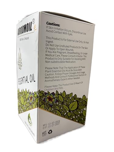 Airoomoil Pure Clary Sage Essential Oil – 4 oz (120 ml), 100% Natural, Premium Grade