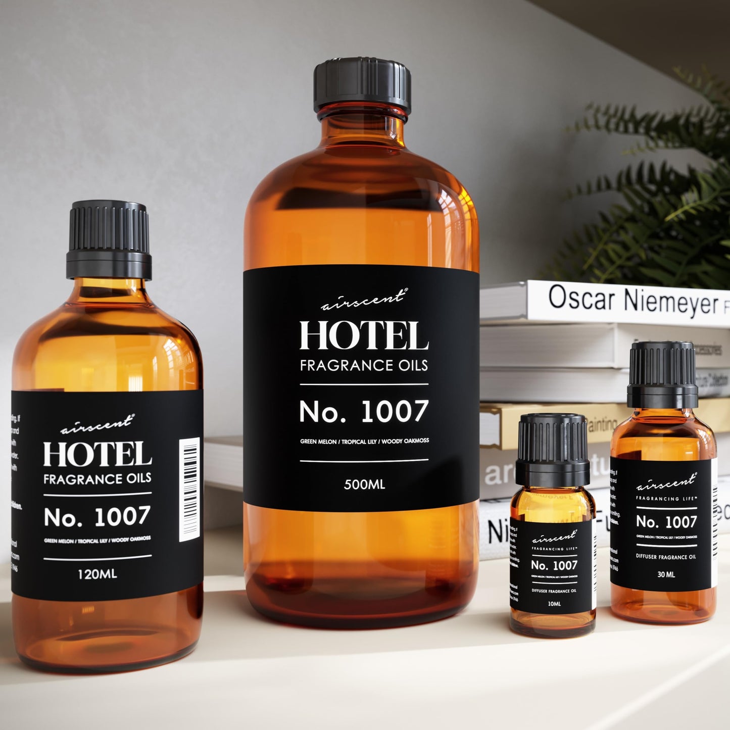 AirScent Hotel Diffuser Oil No. 1007 - Green Melon, Lily & Oakmoss | 30 mL