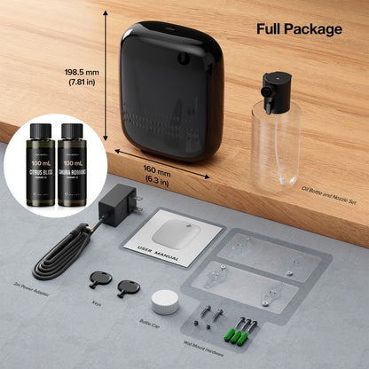 Airversa Waterless Diffuser Starter Kit — 400 mL, Covers Up to 2000 sq ft (Sakura Romance & Citrus Bliss)